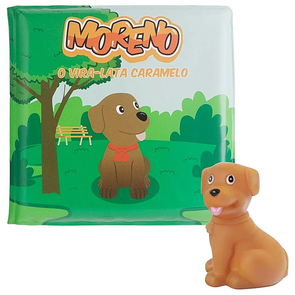 Livro de Banho com Bichinho: Moreno, o Vira-Lata Caramelo – Pimpolho