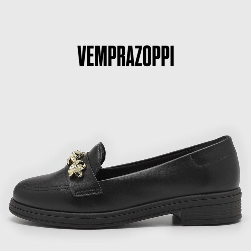 Mocassim Tratorado-Preto