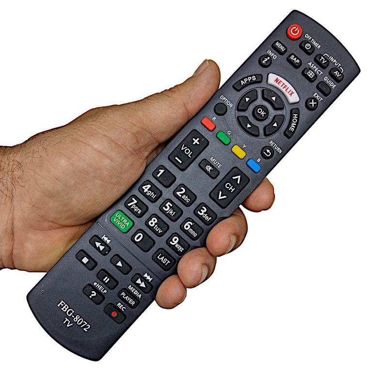 Controle Remoto Compatível com Smart TV Panasonic – Modelo FBG-8072
