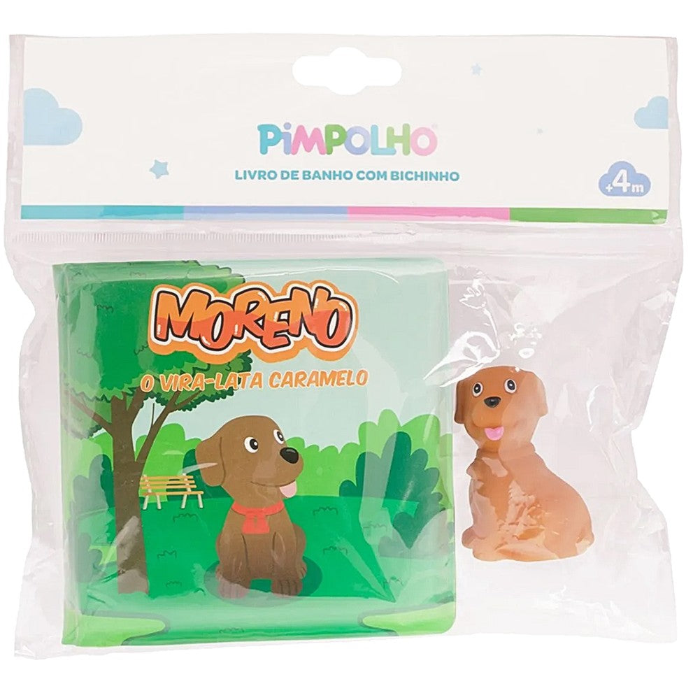 Livro de Banho com Bichinho: Moreno, o Vira-Lata Caramelo – Pimpolho