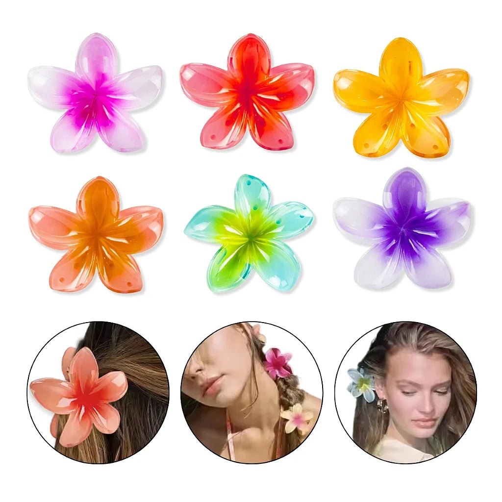 Presilha de Cabelo Flor- Cores Variadas