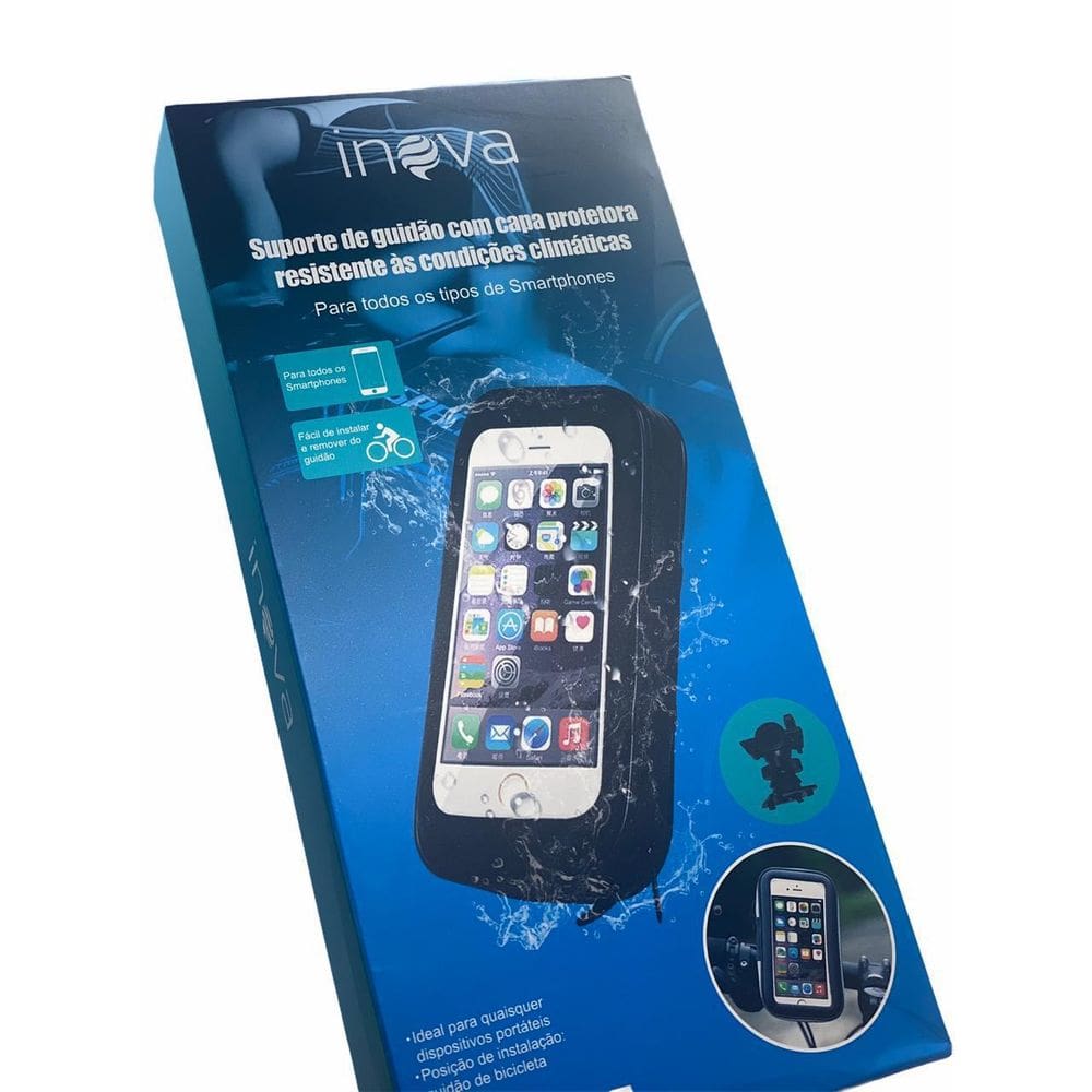 Suporte de Celular para Guidão Inova - Resistente à Água