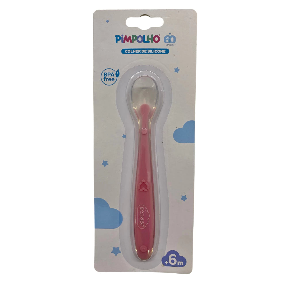 Colher de Silicone Pimpolho – Maciez e Segurança para o Bebê