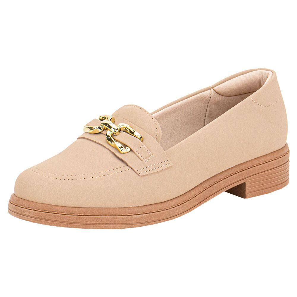 Mocassim Feminino-Nude