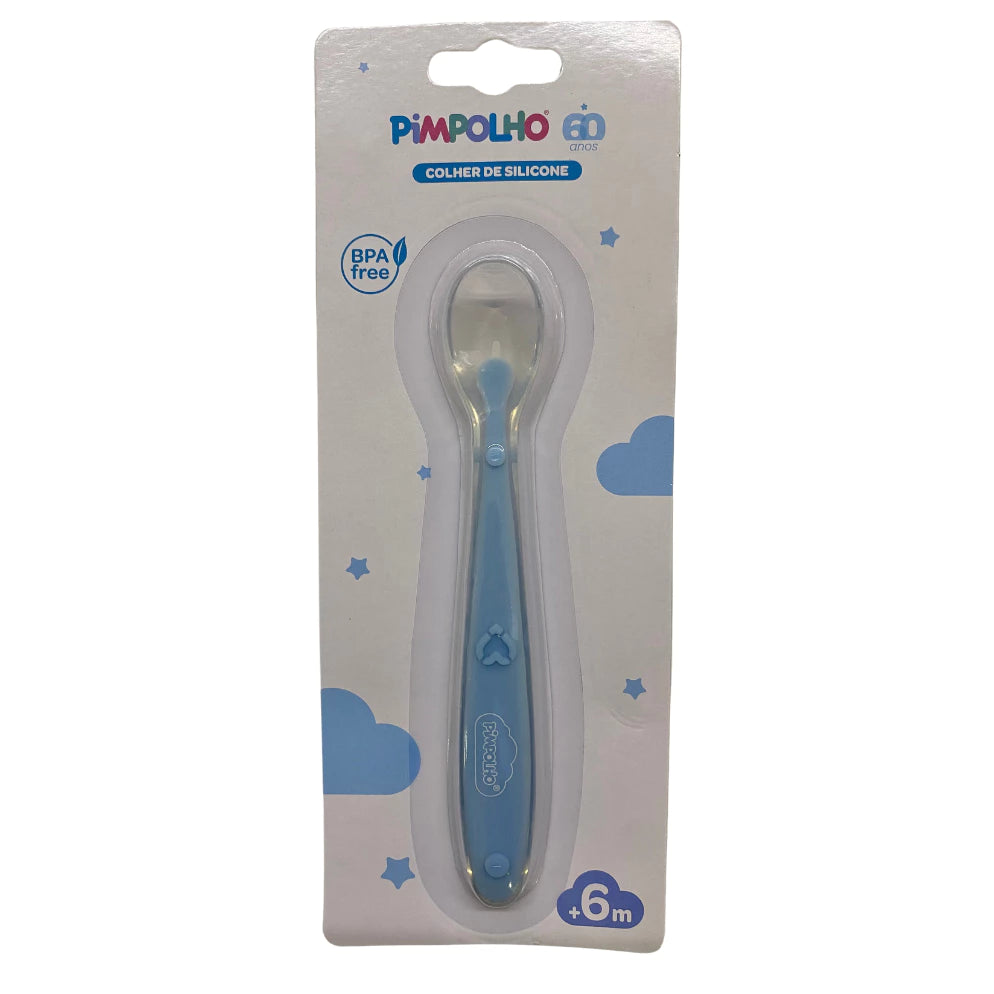 Colher de Silicone Pimpolho – Maciez e Segurança para o Bebê