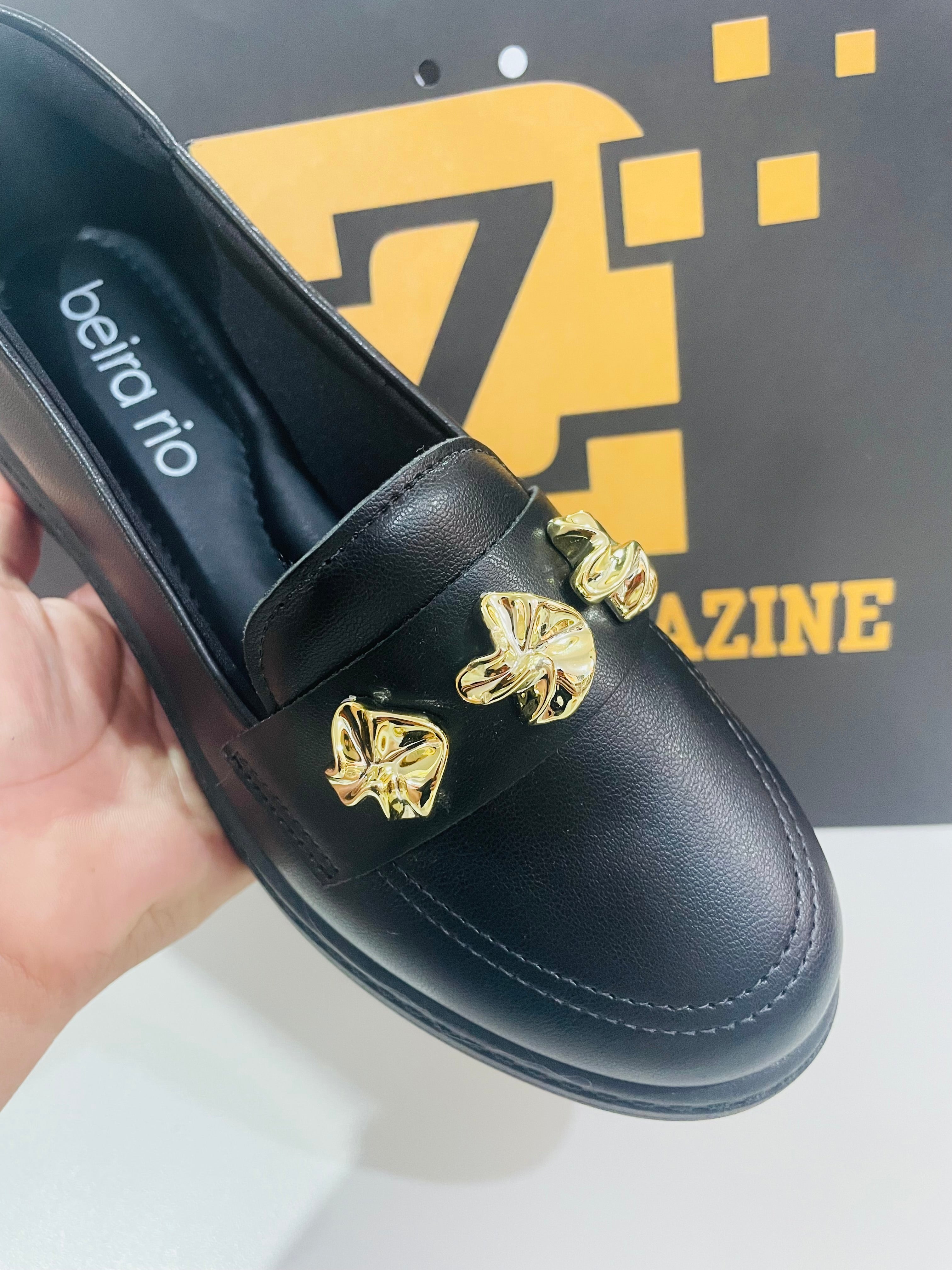 Mocassim Tratorado- Preto