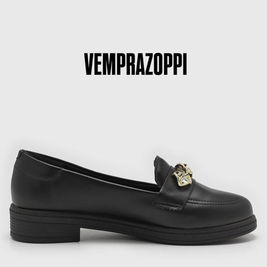 Mocassim Tratorado-Preto