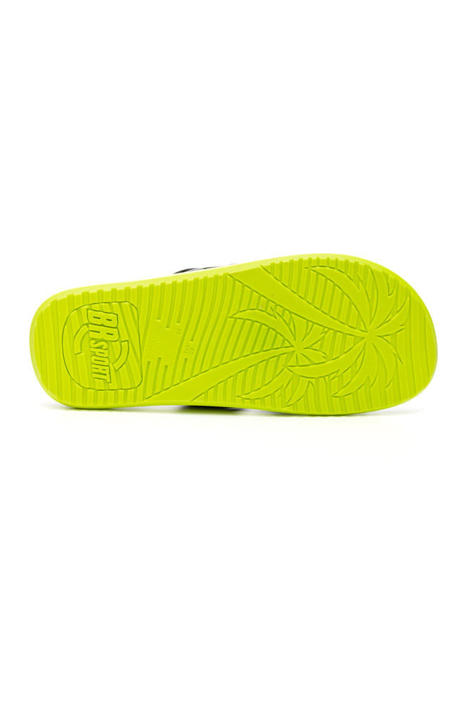 Chinelo BR Sport Marinho e Neon:Estilo que se Destaca