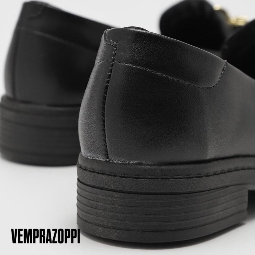 Mocassim Tratorado-Preto