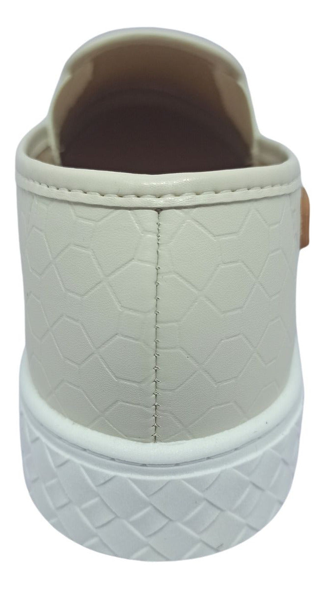 Tênis Slip Moleca-Off-White