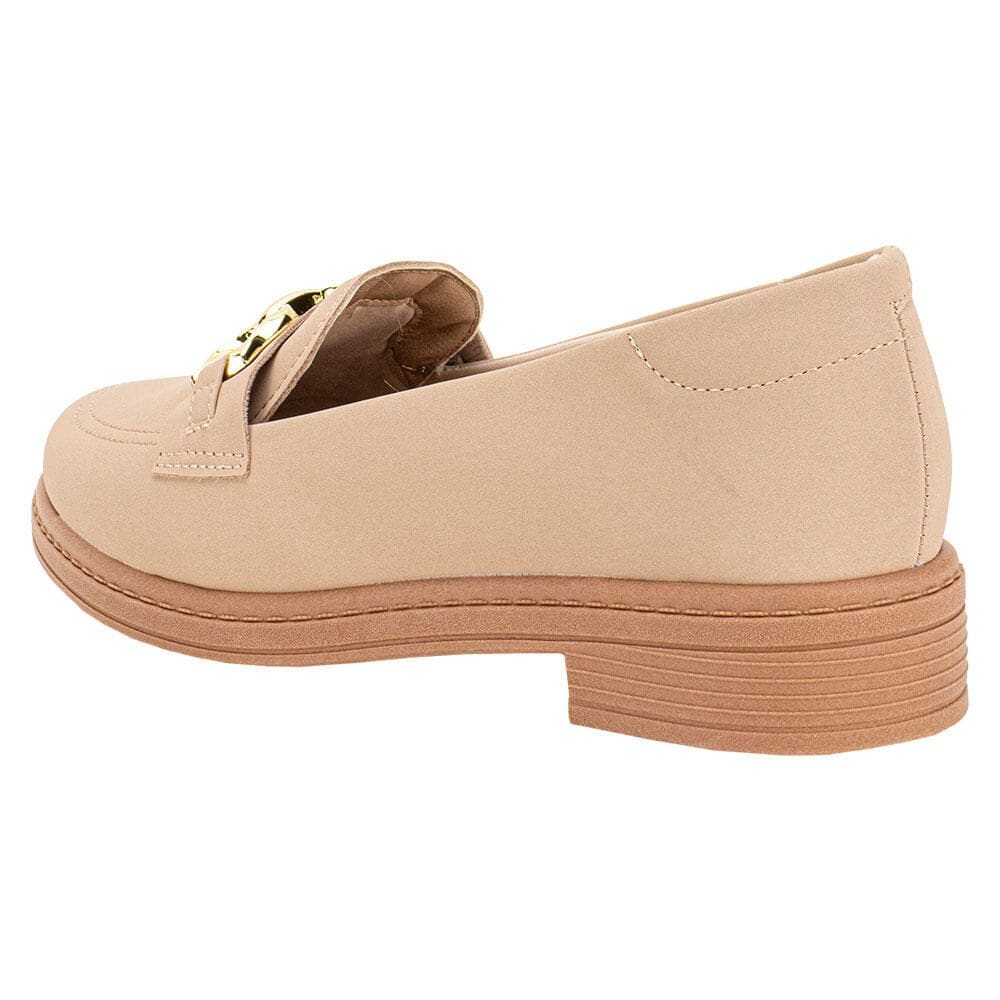 Mocassim Feminino-Nude