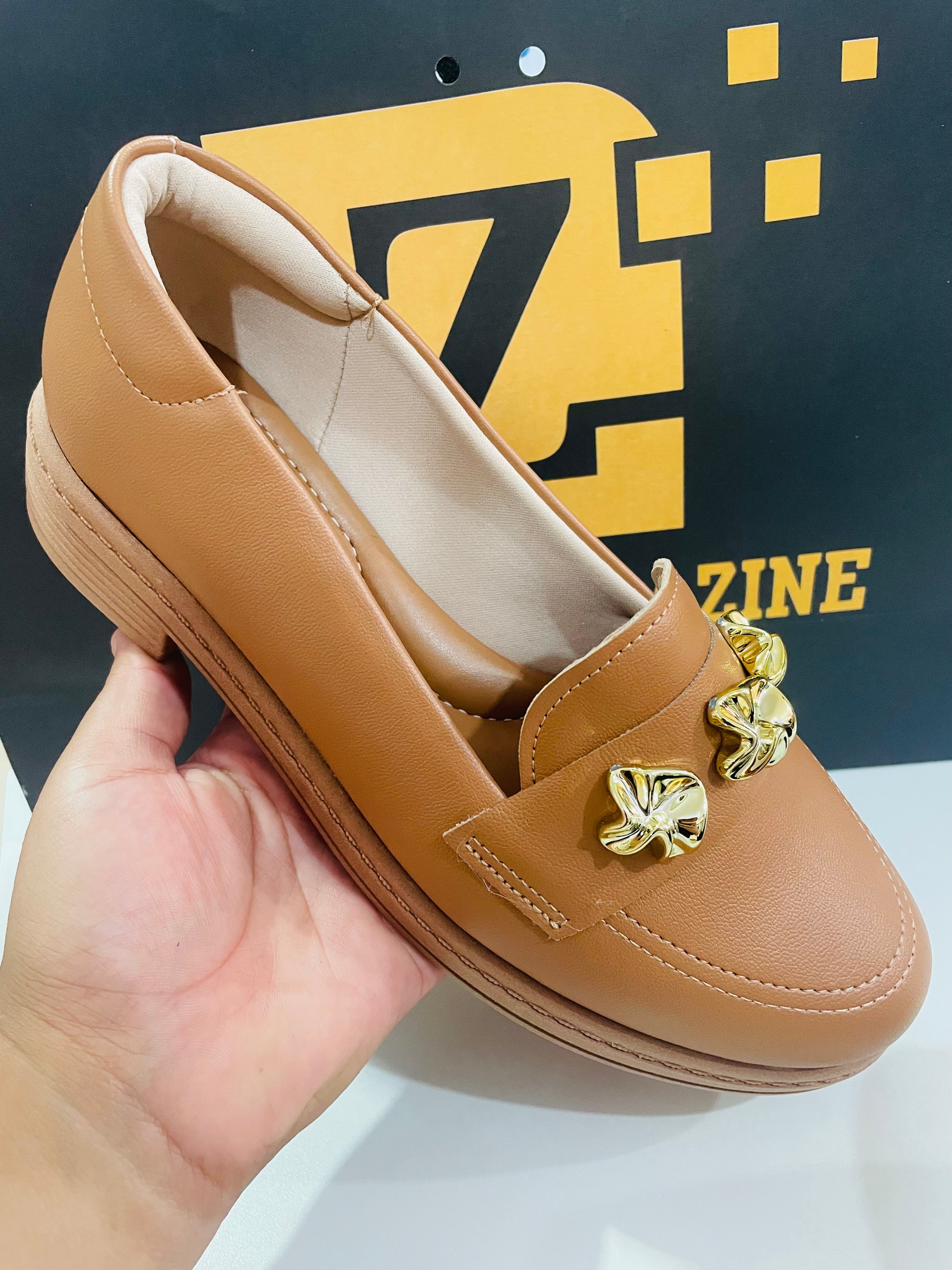 Mocassim Tratorado-Camel