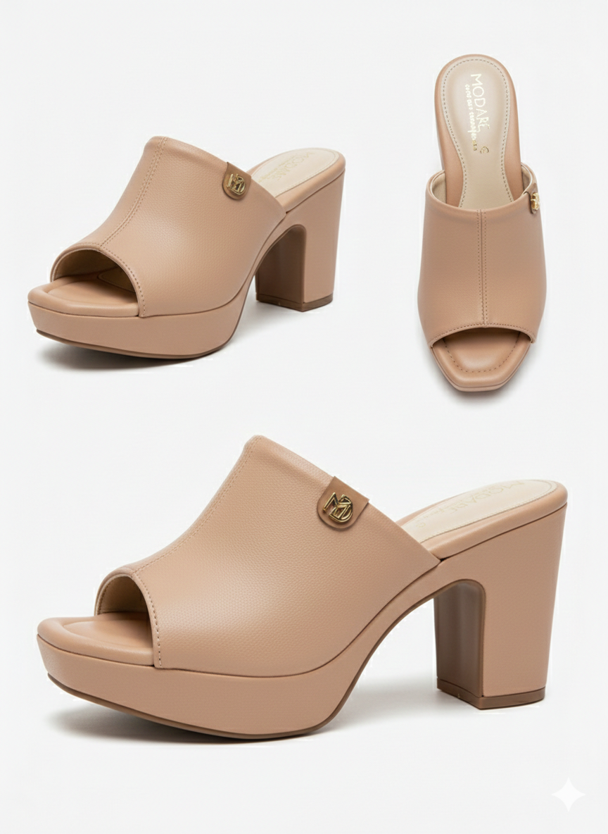 Tamanco Modare Ultra Conforto - Nude