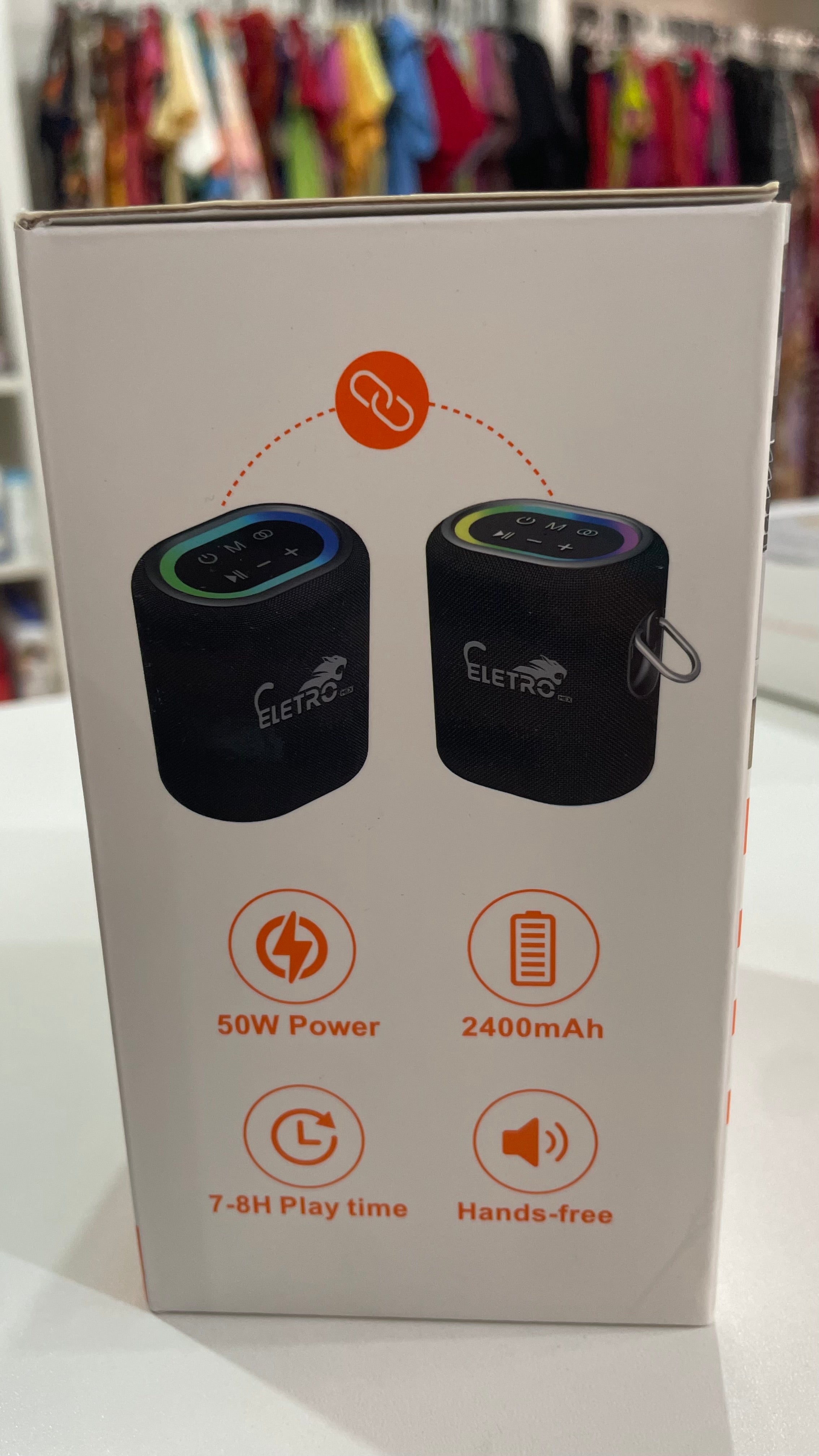 Caixa de Som Bluetooth Eletro - Potência e Versatilidade Portátil