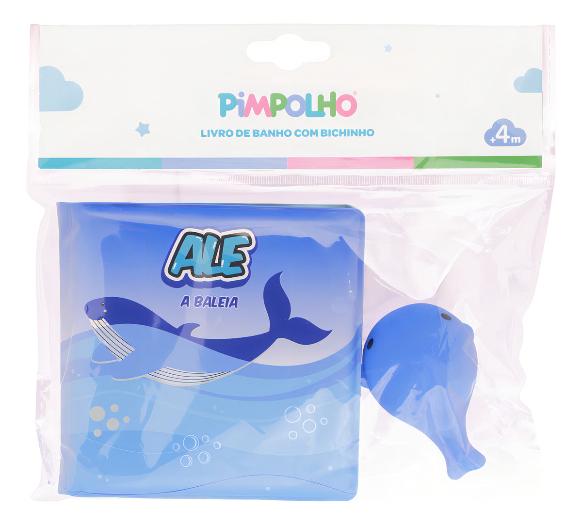 Livro de Banho com Bichinho - Ale, a Baleia (Pimpolho)