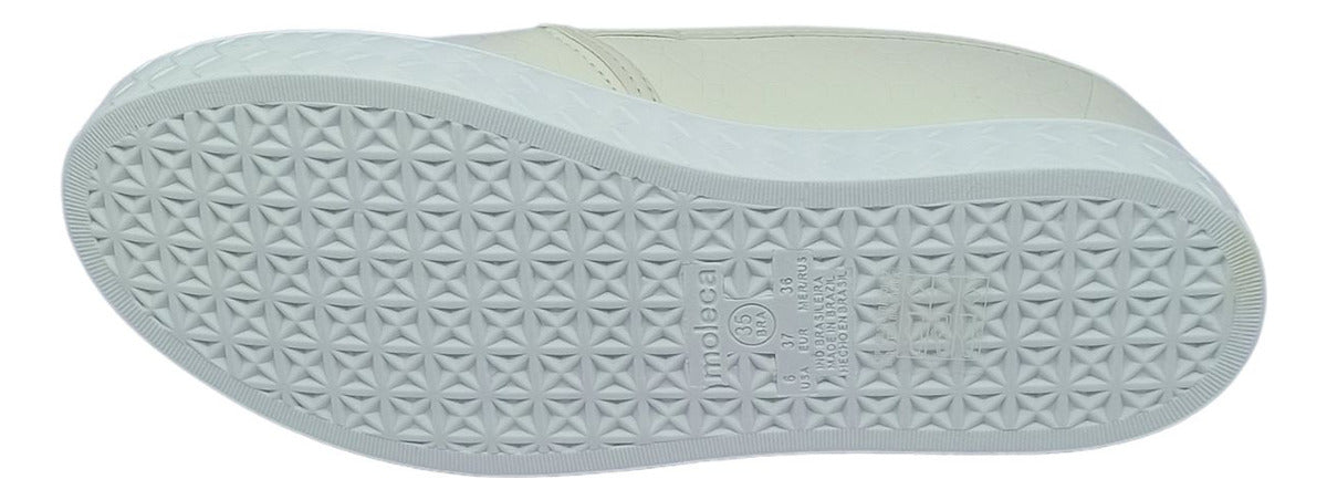 Tênis Slip Moleca-Off-White