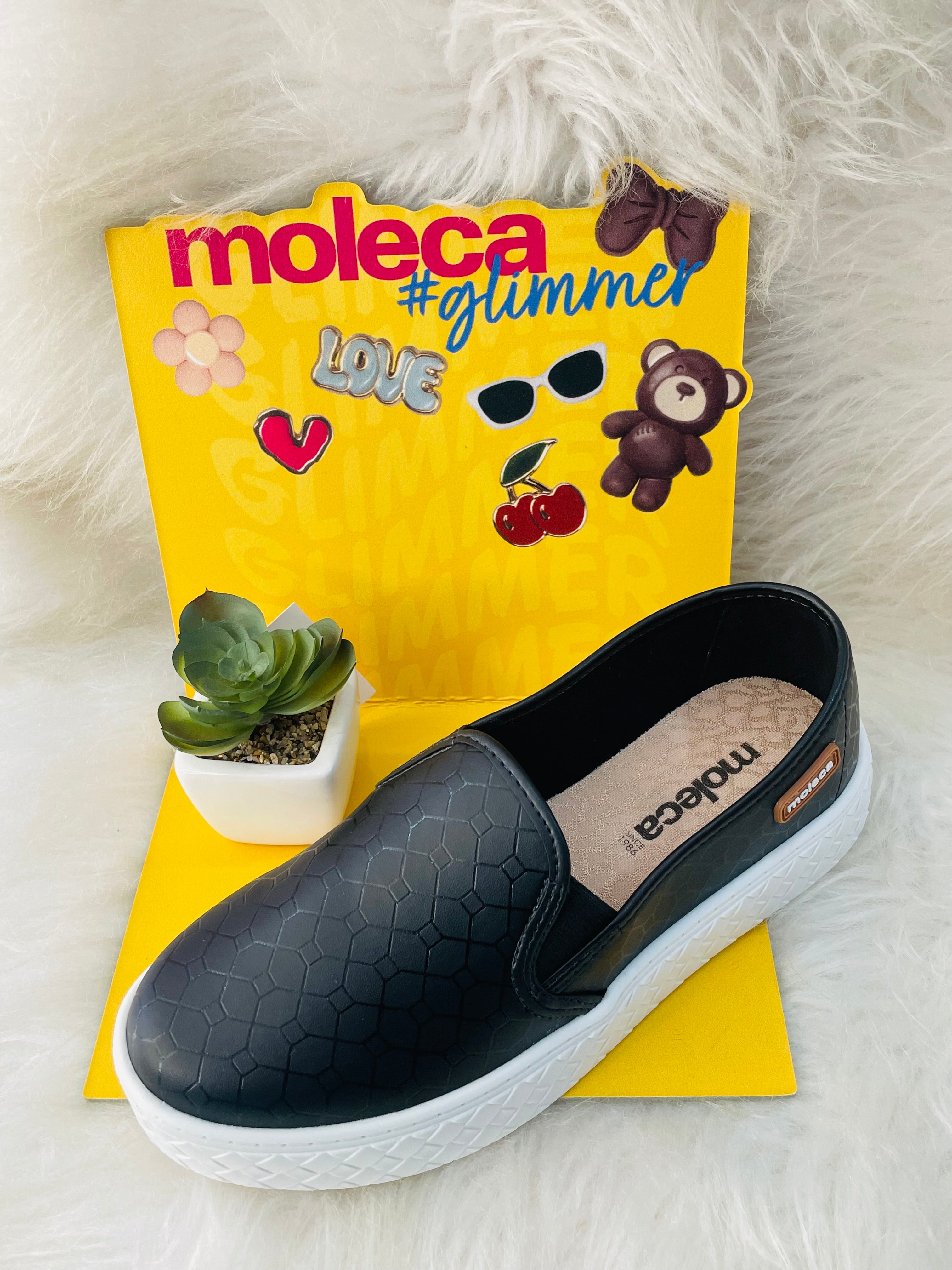 Tênis Slip Moleca-Preto