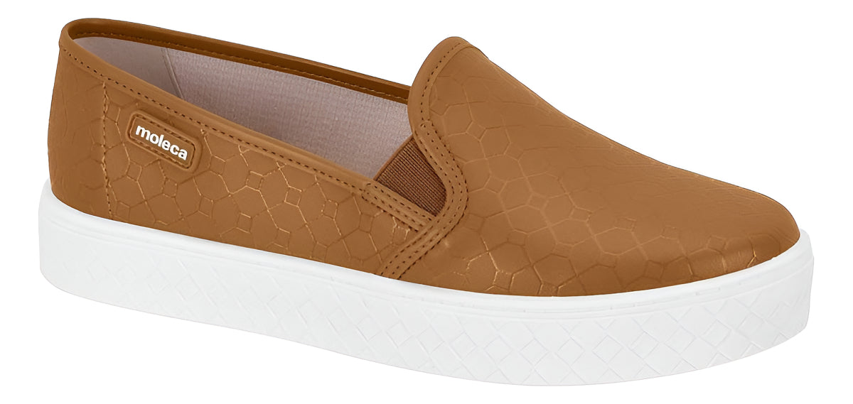 Tênis Slip Moleca-Caramelo
