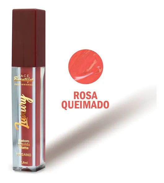 Batom Líquido Matte Luxury – Face Beautiful (3,8ml)