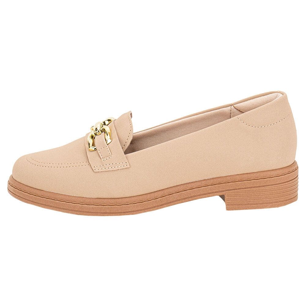 Mocassim Feminino-Nude