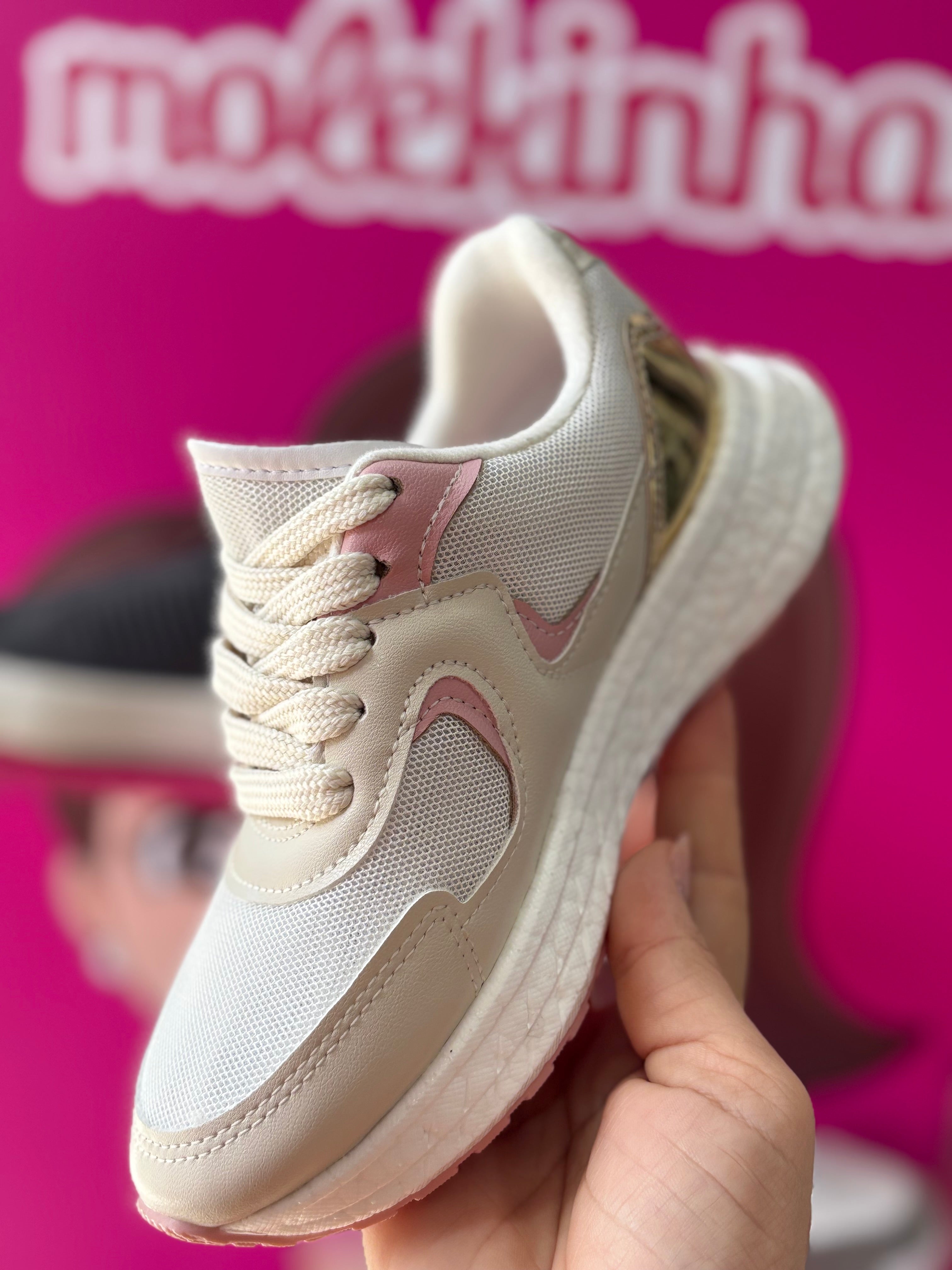 Tênis Molekinha Bege