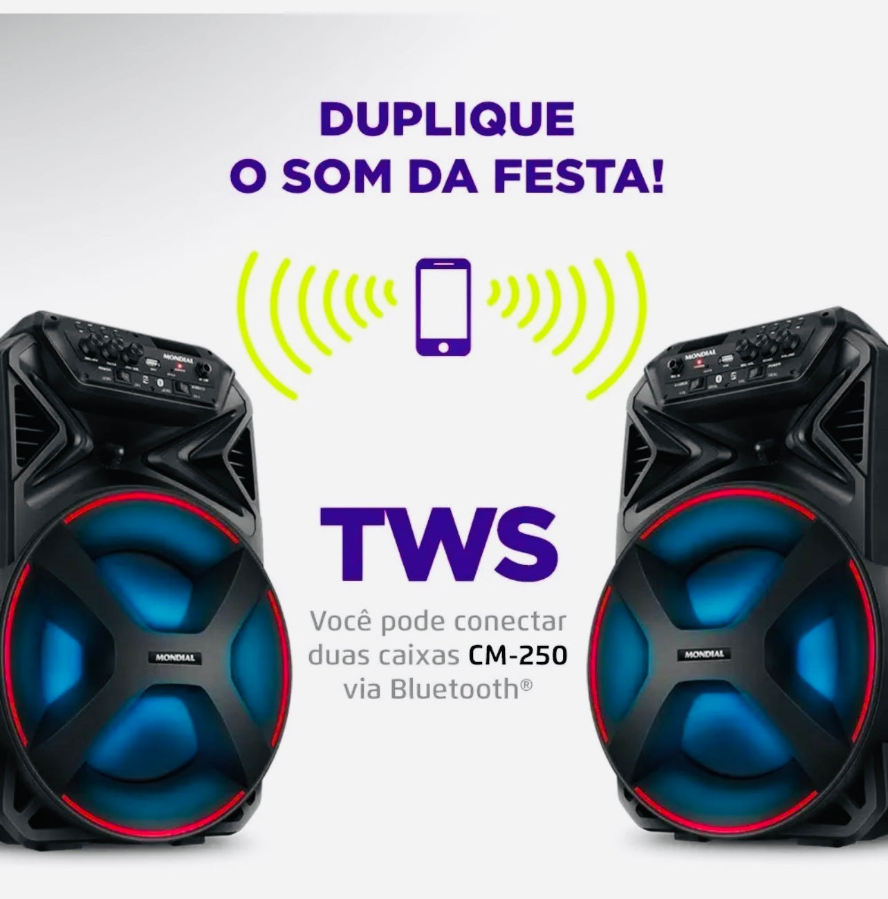 Caixa De Som Amplificada Bluetooth