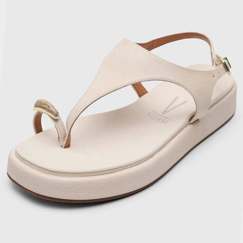 Sandália Vizzano Flat Off-White